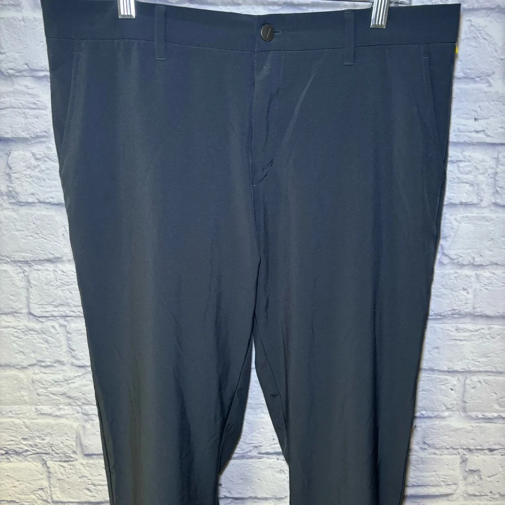 Primo Golf Mens 36 Regular Jogger Pants Performance Tapered Zip Ankle Gray